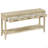 U_STYLE 59.1'' Farmhouse Entryway Table With 3 Drawers, Painted Console Table With Bottom Shelf & Iron Handles, Minimalist Sofa Table For Living Room, Hallway, Kitchen, Bedroom, Office-796653165