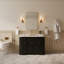 Meuble-lavabo simple autoportant 48 po avec comptoir en pierre ingénieur, 48 po, assemblé à la main, certificat EPA-133572847