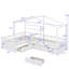 Lit plateforme simple avec tiroirs de rangement-1404276373