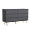 120 cm W Chest of 6 Drawers-1460461904