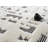 Oheneba Collection Modern Abstract Cream and Black Area Rug-1300439486