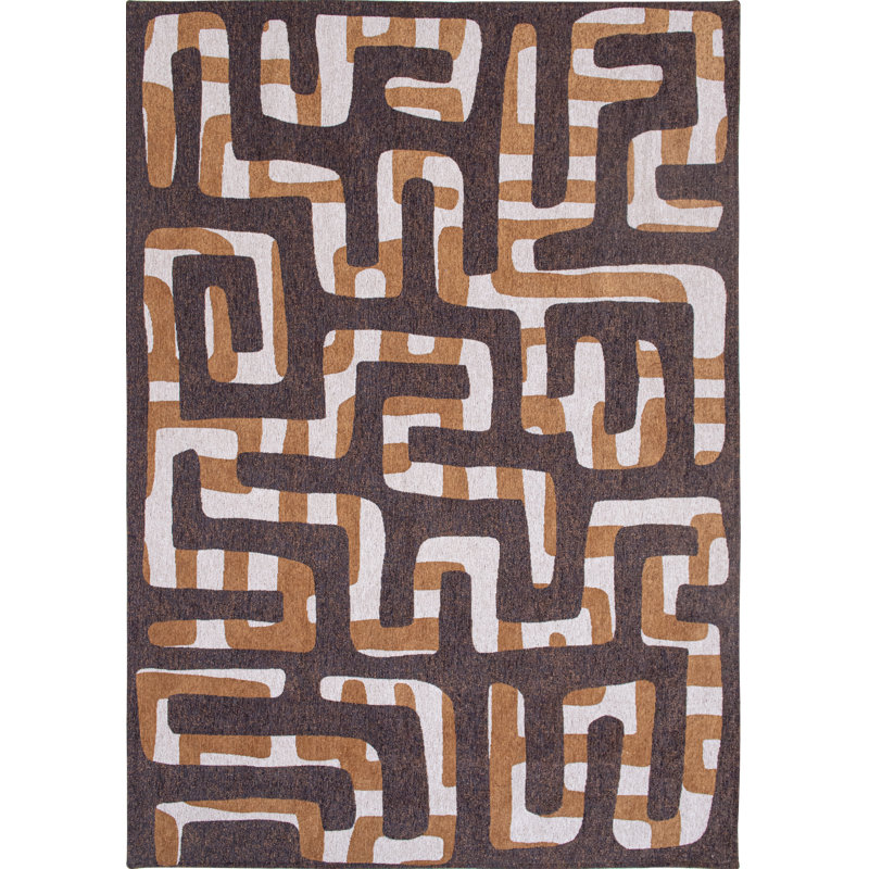 Geometric Area Rug, Rectangle 80 x 150cm