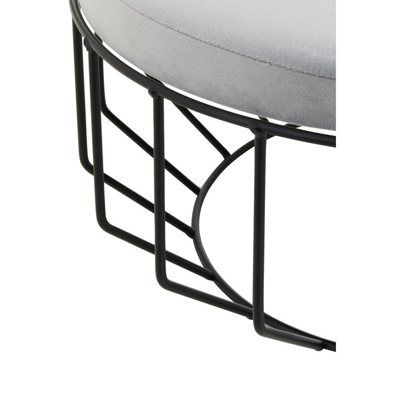 Kauai Stainless Steel Accent Stool