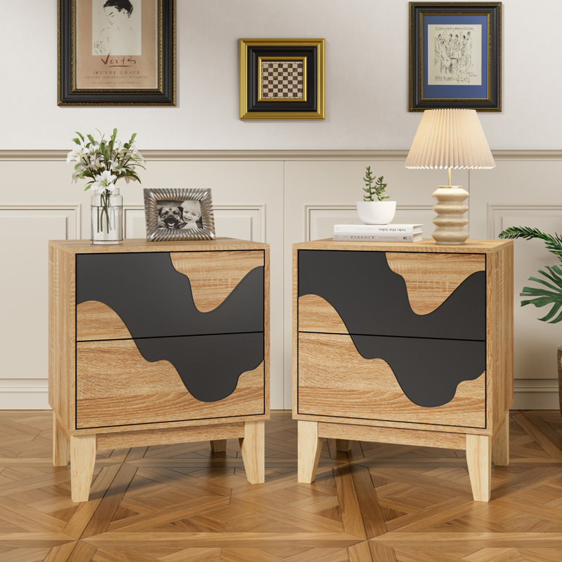 Table de chevet 17,7 po, Nature, Set of 2