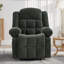 Fauteuil inclinable manuel de massage et de chaleur de 34,65 po de largeur avec deux porte-gobelets, poche latérale et télécommande (ensemble de 2)-131126193