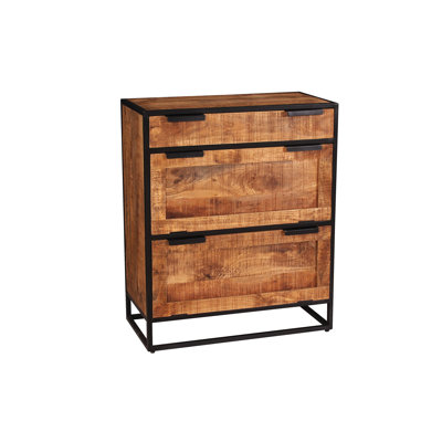 12 - Pair Stackable Solid Wood Shoe Storage Cabinet