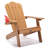 TALE Adirondack Chair Backyard Outdoor Furniture Painted Seating With Cup Holder All-Weather And Fade-Resistant Plastic Wood For Lawn Patio Deck Garden Porch Lawn Furniture Chairs Brown Ban On Amazon
