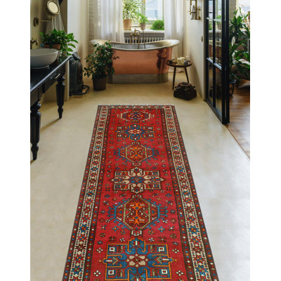 Khylar Distressed Houda Red Runner