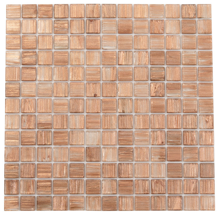 Celestial 0.8" x 0.8" Glass Grid Mosaic Wall & Floor Tile