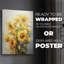FLORAL Series CDLV - Impression sur toile seulement - NON-CADRE