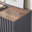 Commode horizontale en bois manufacturé à 3 tiroirs