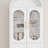 Modern style metal Circular arc top 2 doors cabinet-117541518