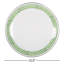 Set of 2 Green Scallop Chargers