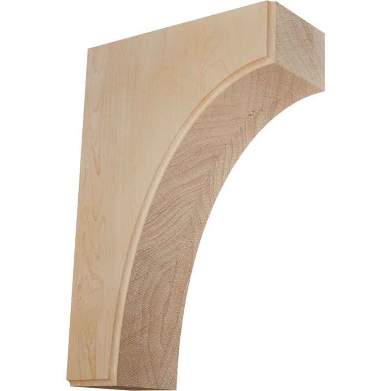 Support Clarksville, Érable, 3.5" W x 8" D x 12" H