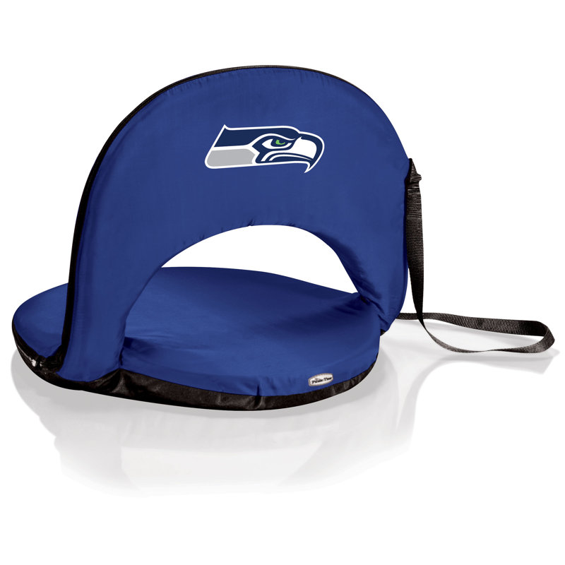 Digital Print Oniva Reclining Folding Stadium Seat, Navy, Seattle Seahawks