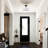 Modern Black Light Fixture Ceiling Mount Flush Mount Drum Ceiling Light-1985576853