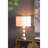 D15x26.5" Table Lamp (Lamp Shade Assembly Required)