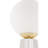Ceramic Table Lamp with Glass Round Shade-414992564
