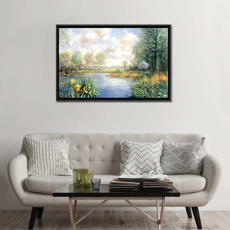 «Spring Time» par Peter Motz, reproduction d'art sur toile tendue, H 8 po x l 12 po x P 0,75 po, Toile tendue, Pas de tapis