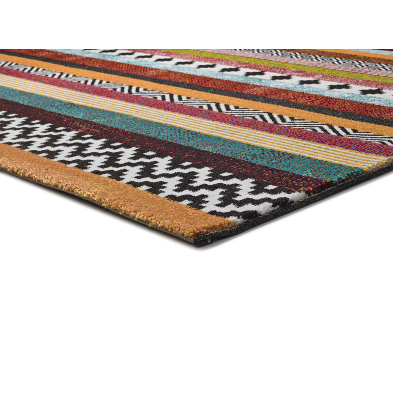 Brockhausen Striped Indoor / Outdoor Area Rug, Rectangle 120cm x 170cm