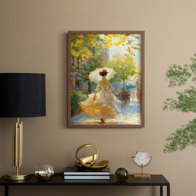 «WOMEN Series DCCCLV», reproduction d'art encadrée - bois massif