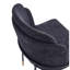 Chaise de salle à manger en noir