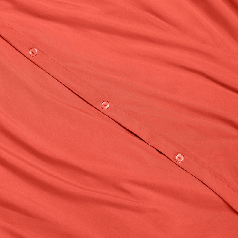 Modern & Contemporary Duvet Cover, Orange, Extra-long Twin Duvet Cover + 2 Additional Pieces