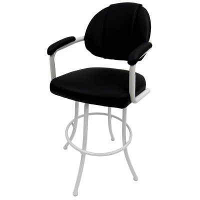 Très grand tabouret pivotant rembourré Vickky