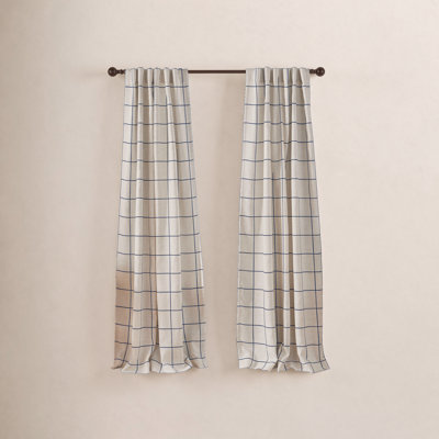 Laurene Blackout Curtain Single Panel