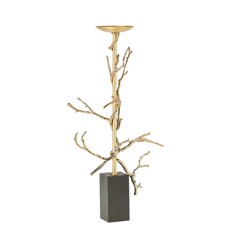 Twig C/H, Brass, 25'' H x 12'' W x 12'' D