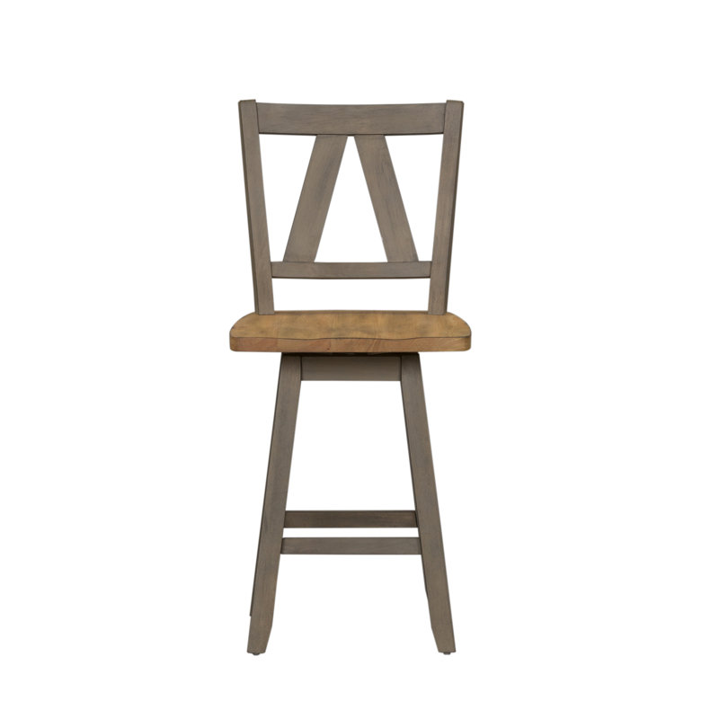 Keswick Swivel Counter Stool, Gray