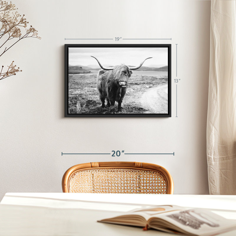 Animal «Highland Bull», H 19 po x l 13 po