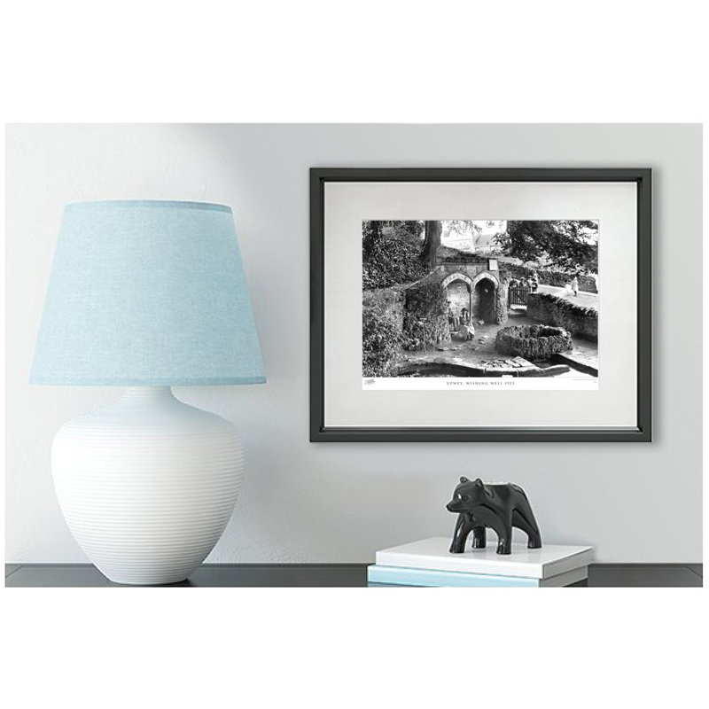 Upwey, Wishing Well 1923 by Francis Frith - Single Picture Frame Print, 60cm H x 80cm W x 2.3cm D