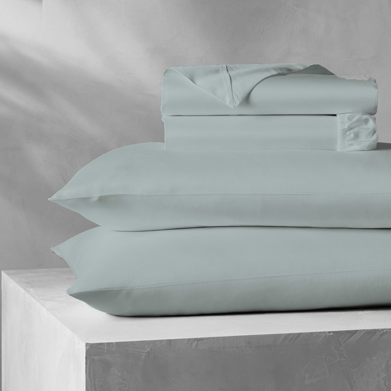 GAIAM Relax 100% Cotton Garment Washed 4pc Sheet Set, Ecru, King
