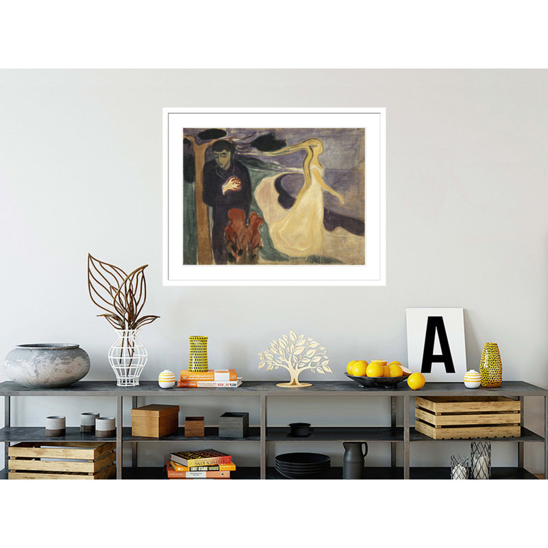 «Séparation» par Edvard Munch - impression giclée sur cadre, H 17,75 po x l 21,68 po