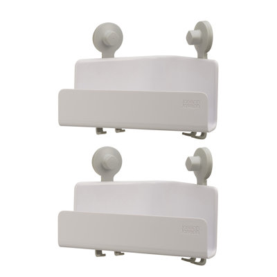 EasyStore 2-Piece Corner Shower Caddy Set