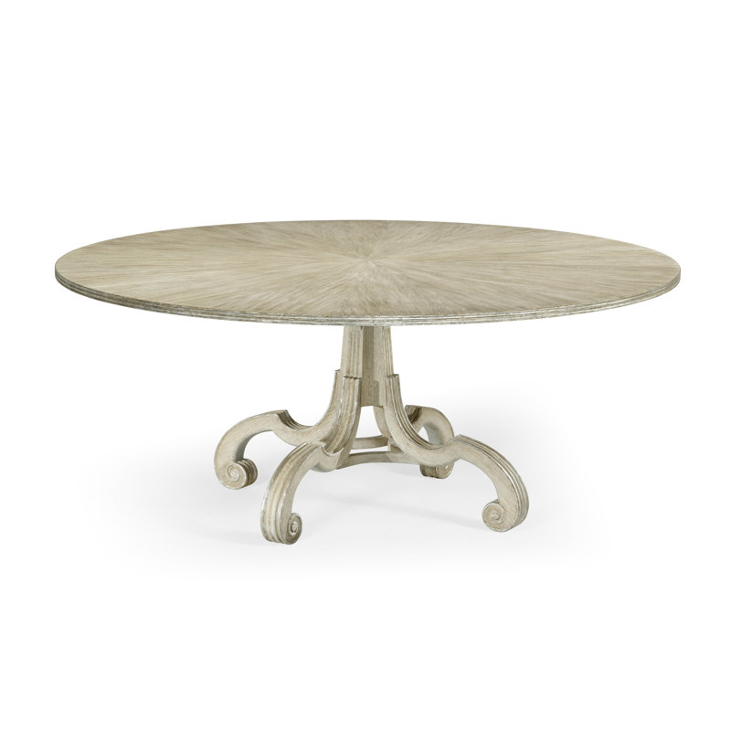 William Yeoward Round Dining Table, Venetian White Oak