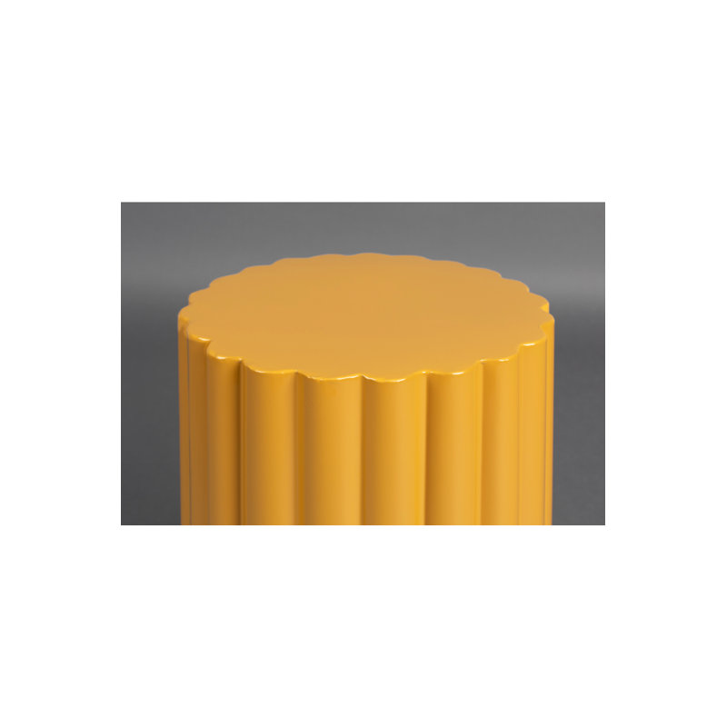 Tabouret d'appoint Camila, Ocre