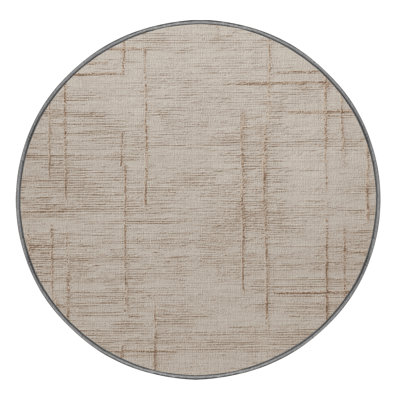 Machine Washable Abstract Gray Area Rug