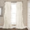Paire de rideaux semi-transparents Reyna