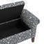 Banc de rangement avec accoudoirs roulés Wallen