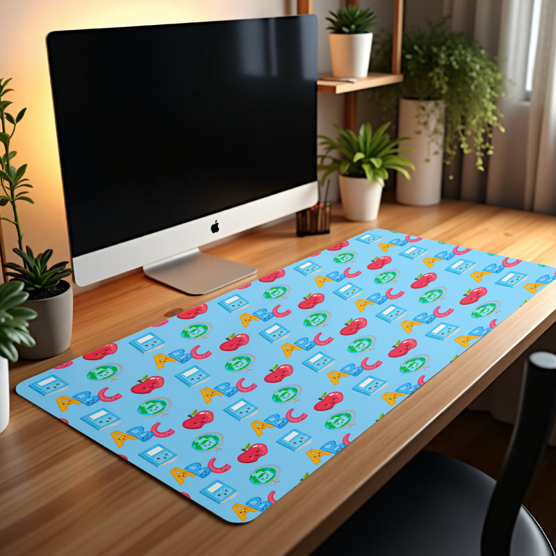 Polyester Desk Pad, 31.5x15.5