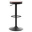 Tabouret de bar pivotant en bois massif l 15,2 po Jaina -1447778122-1447778123