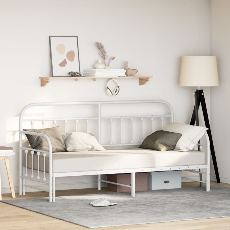 Daybed Frame Steel, Small Single (2'6), White