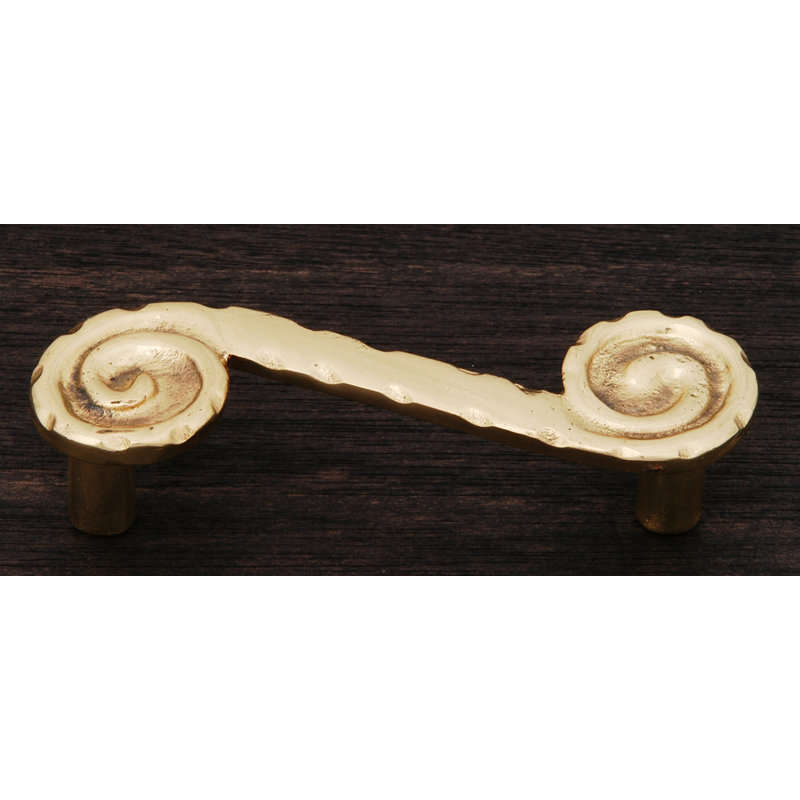 CP Series 3" Center to Center Arch Pull, Polished Brass