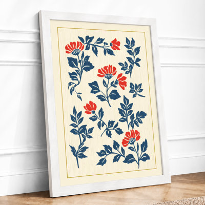 Scattered Botanicals Botanical - Framed Print