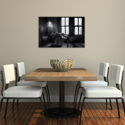 " Solitary Room Study Dramatic Gothic Vintage Architecture Wall Art Print " by Charlaine Gerber