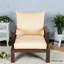 Chaises d'appoint durables en bois d'acacia avec un style moderne pour les espaces extérieurs