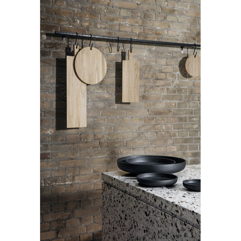 Blomus Borda Oak Wood Cutting Bread Board, 0.63" H x 6" W x 18" L
