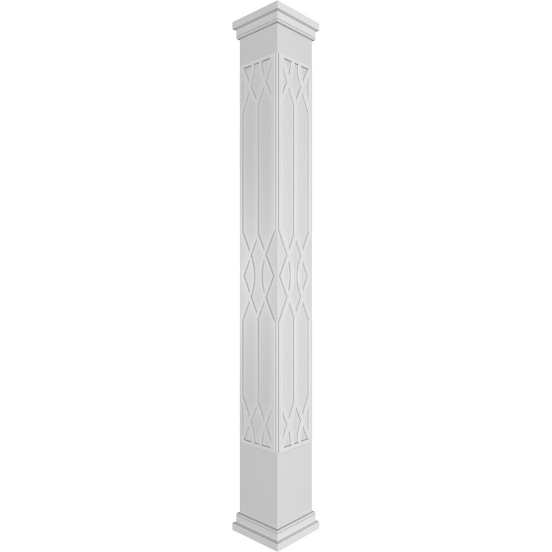 Colonne carrée Custerman Classic, H 96 po x l 11,625 po x P 11,625 po